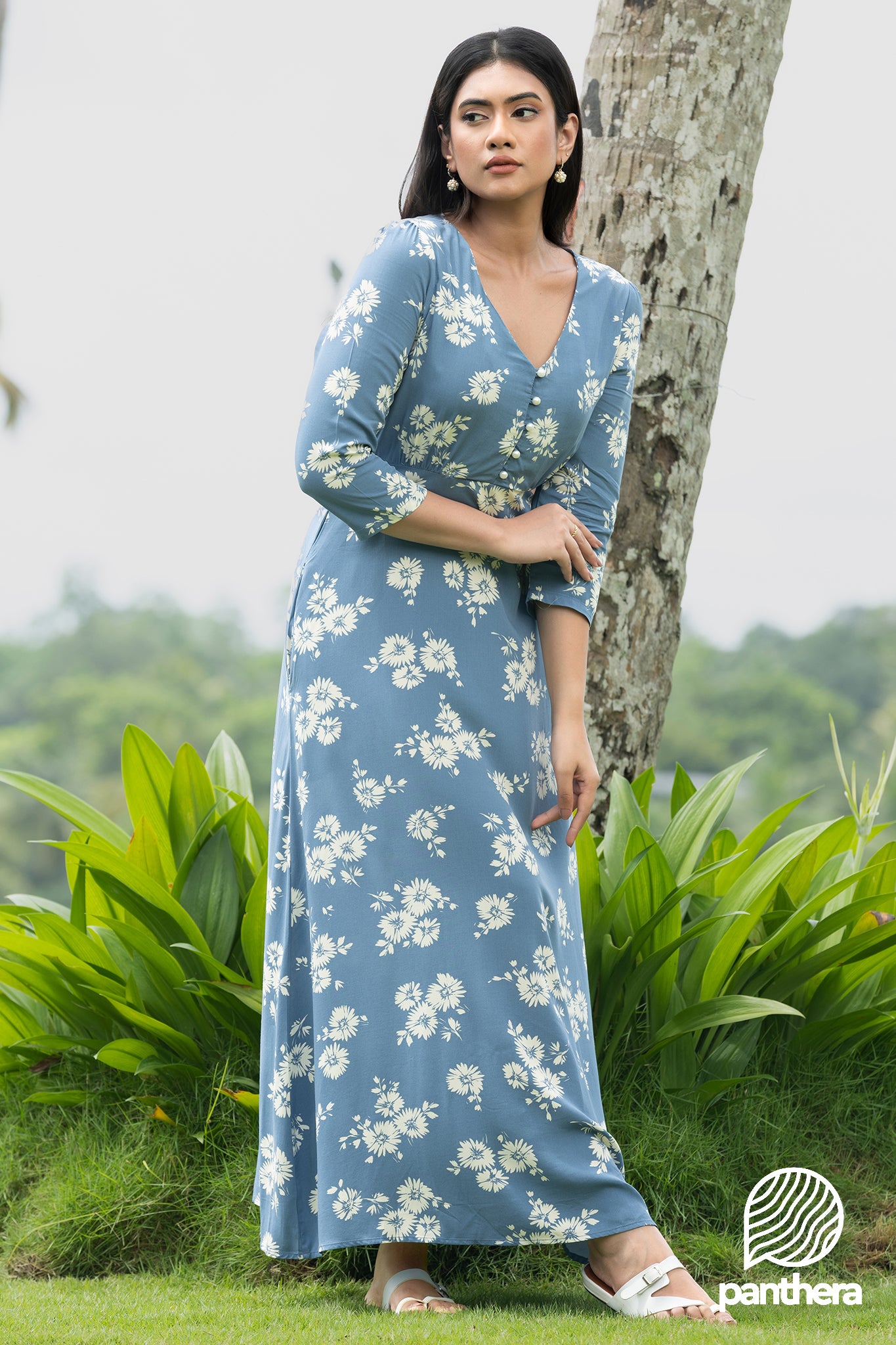 Floral Printed Casual Dress