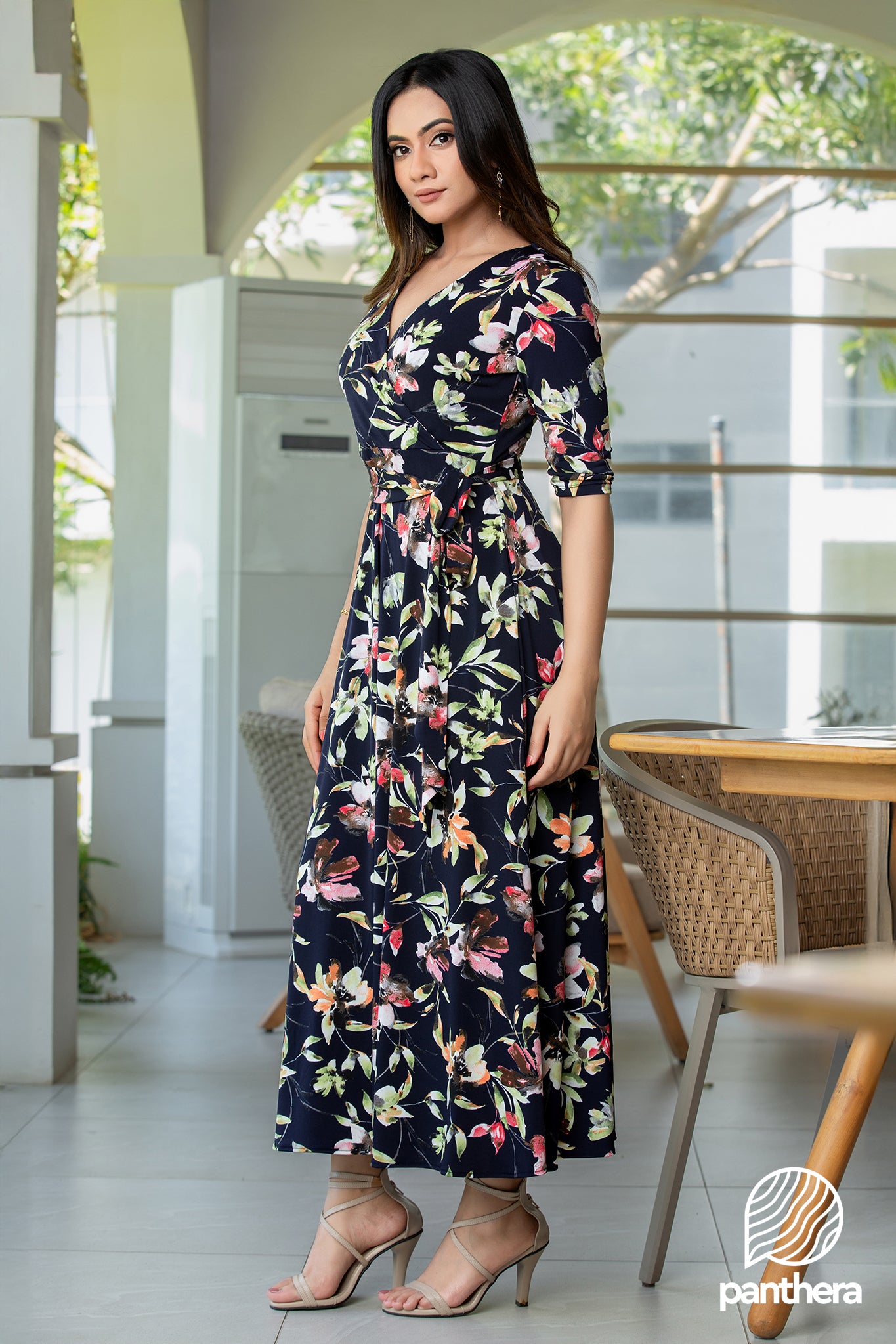 Flared Maxi Dress