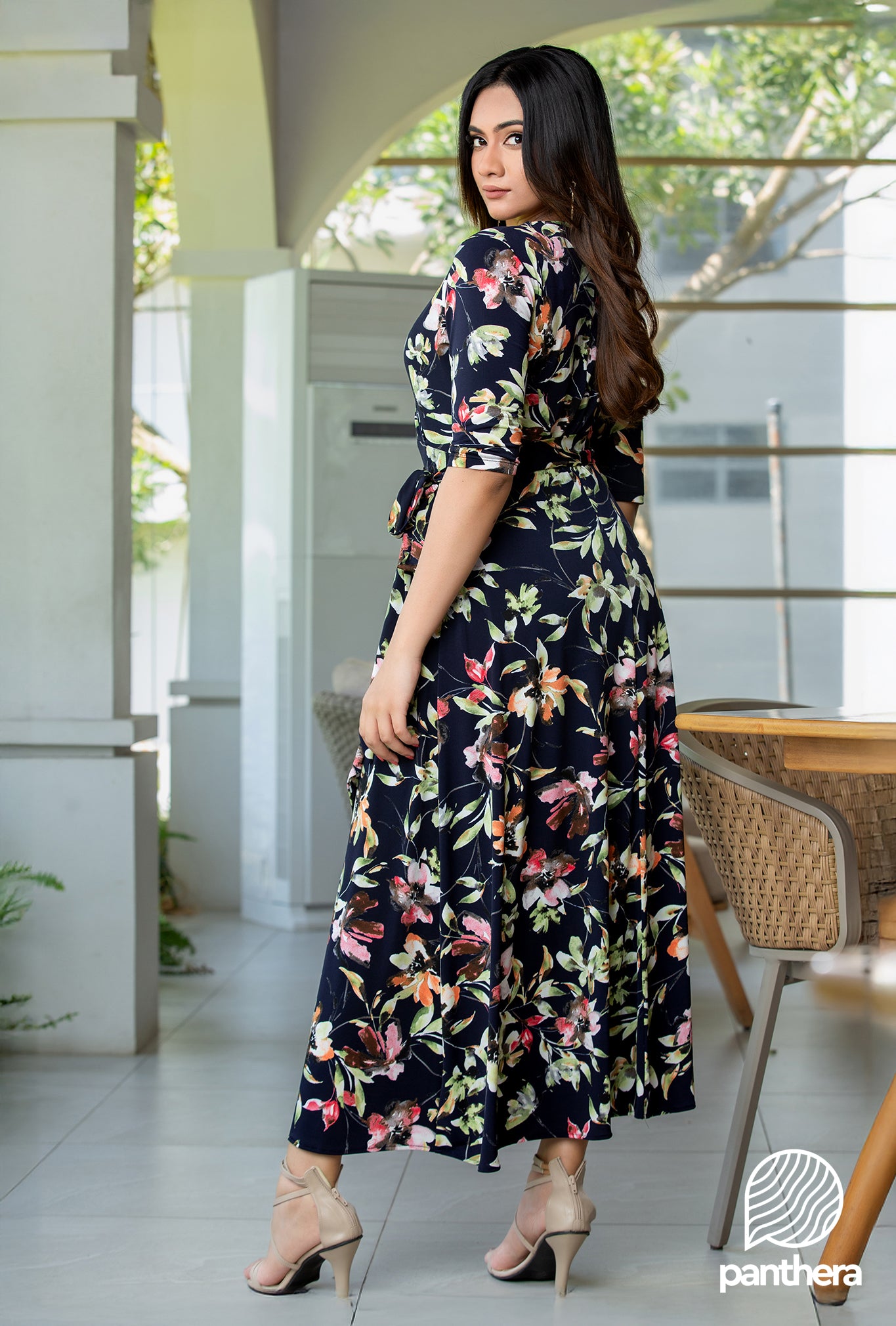 Flared Maxi Dress