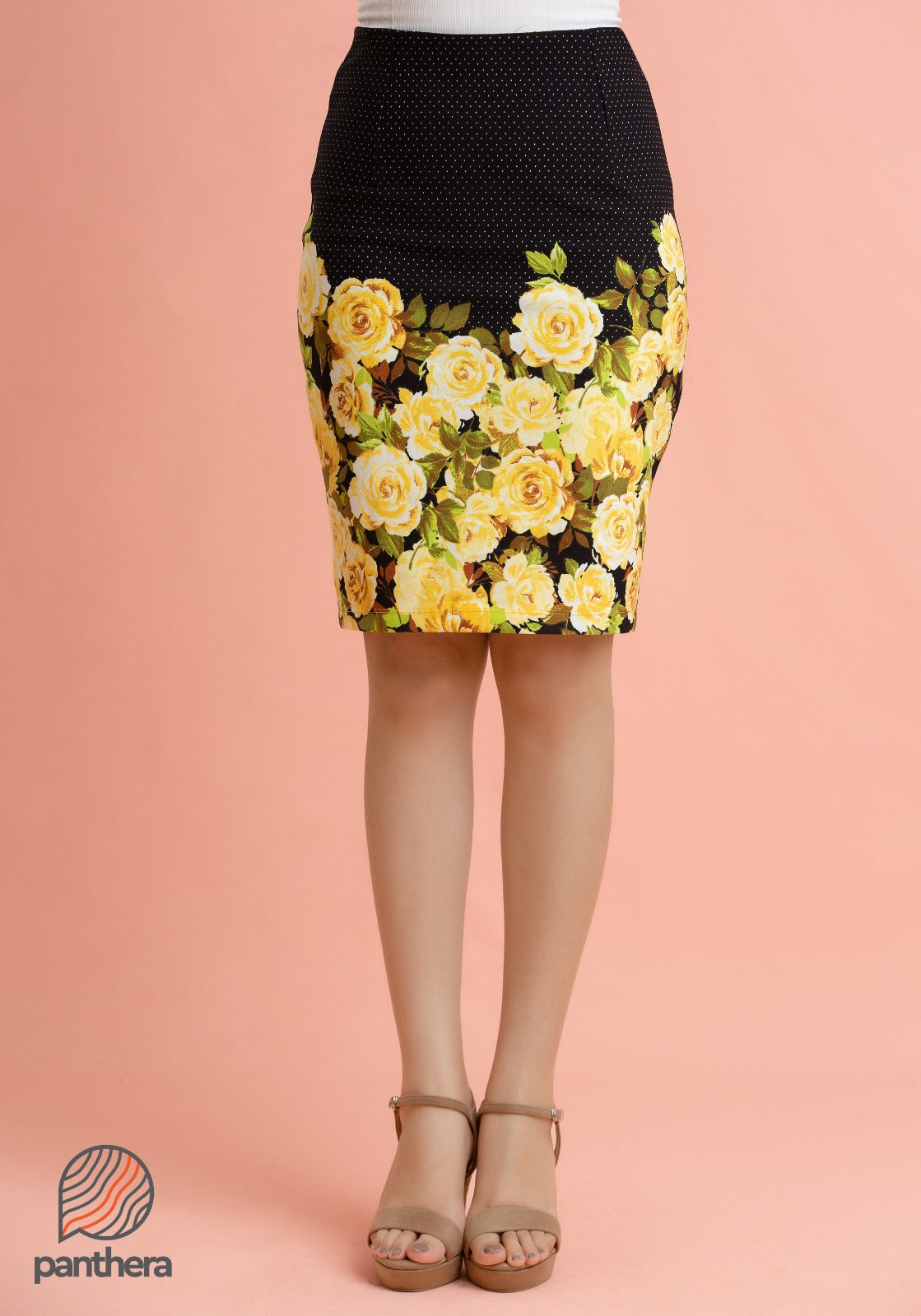 Floral Printed Short Skirt