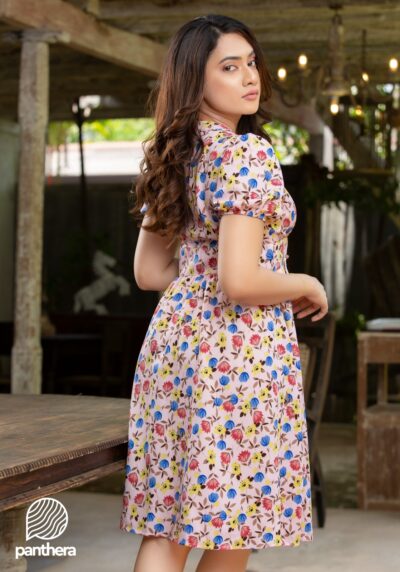 Casual Floral Printed Dress