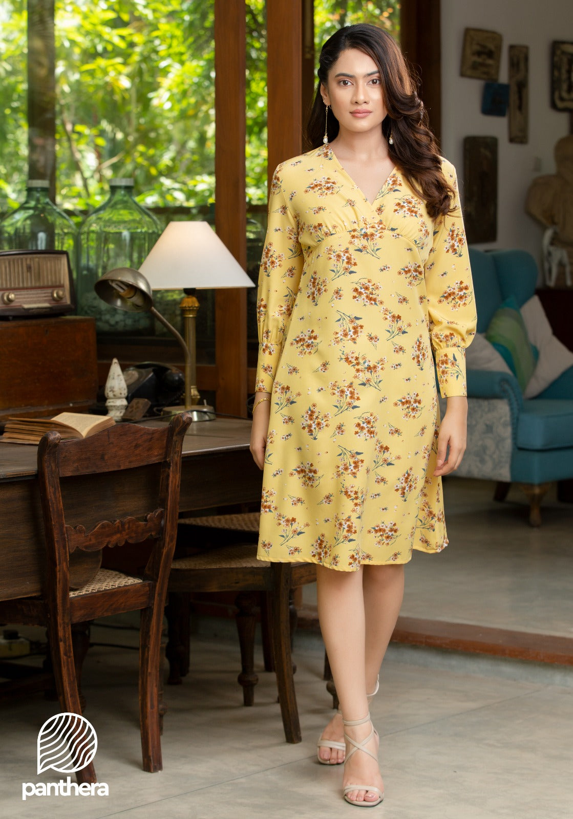 Casual Floral Printed Dress