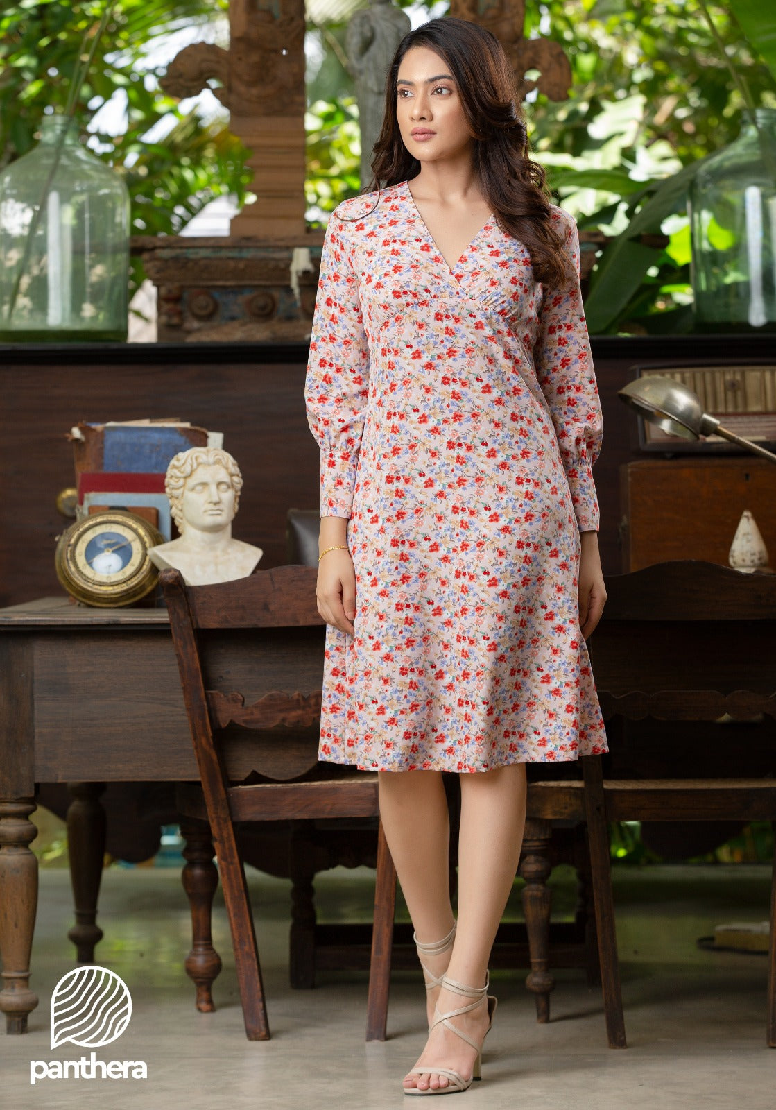 Casual Floral Printed Dress