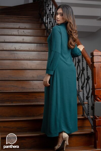 Long Sleeve High Neck Dress