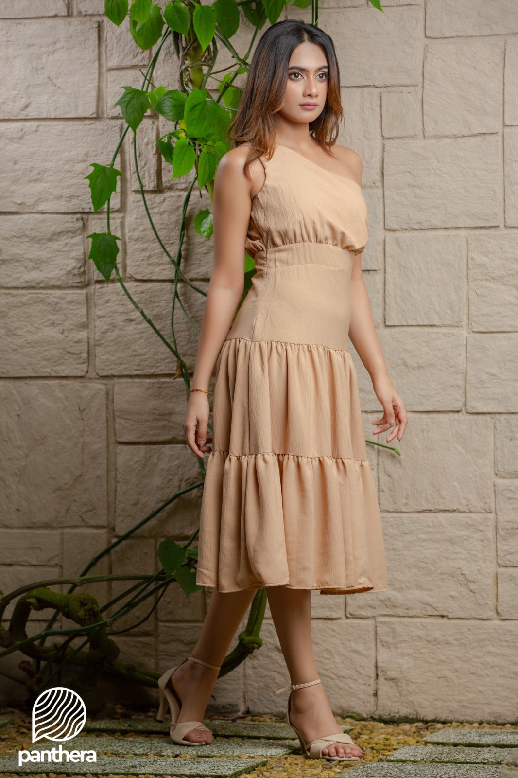 One Shoulder Casual Dress
