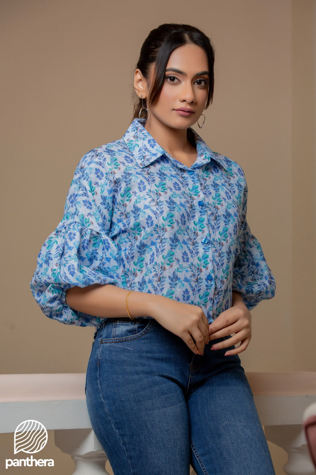 Casual Balloon Sleeve Top