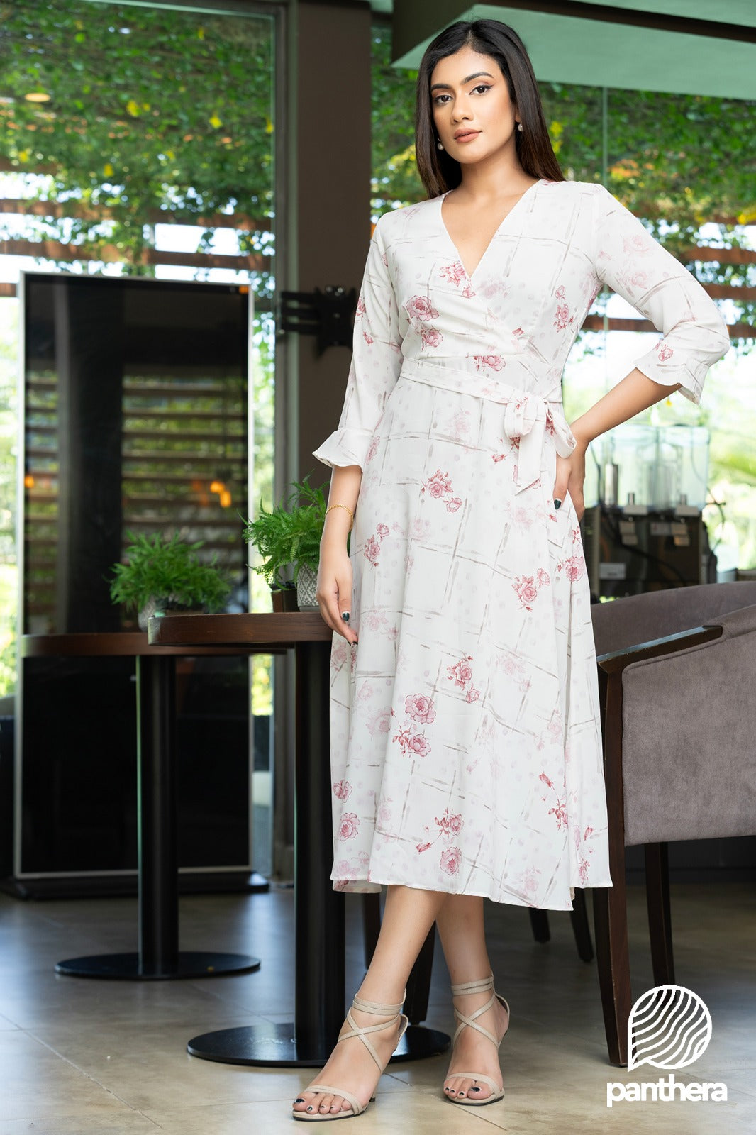 Floral Printed WW Dress- Pink
