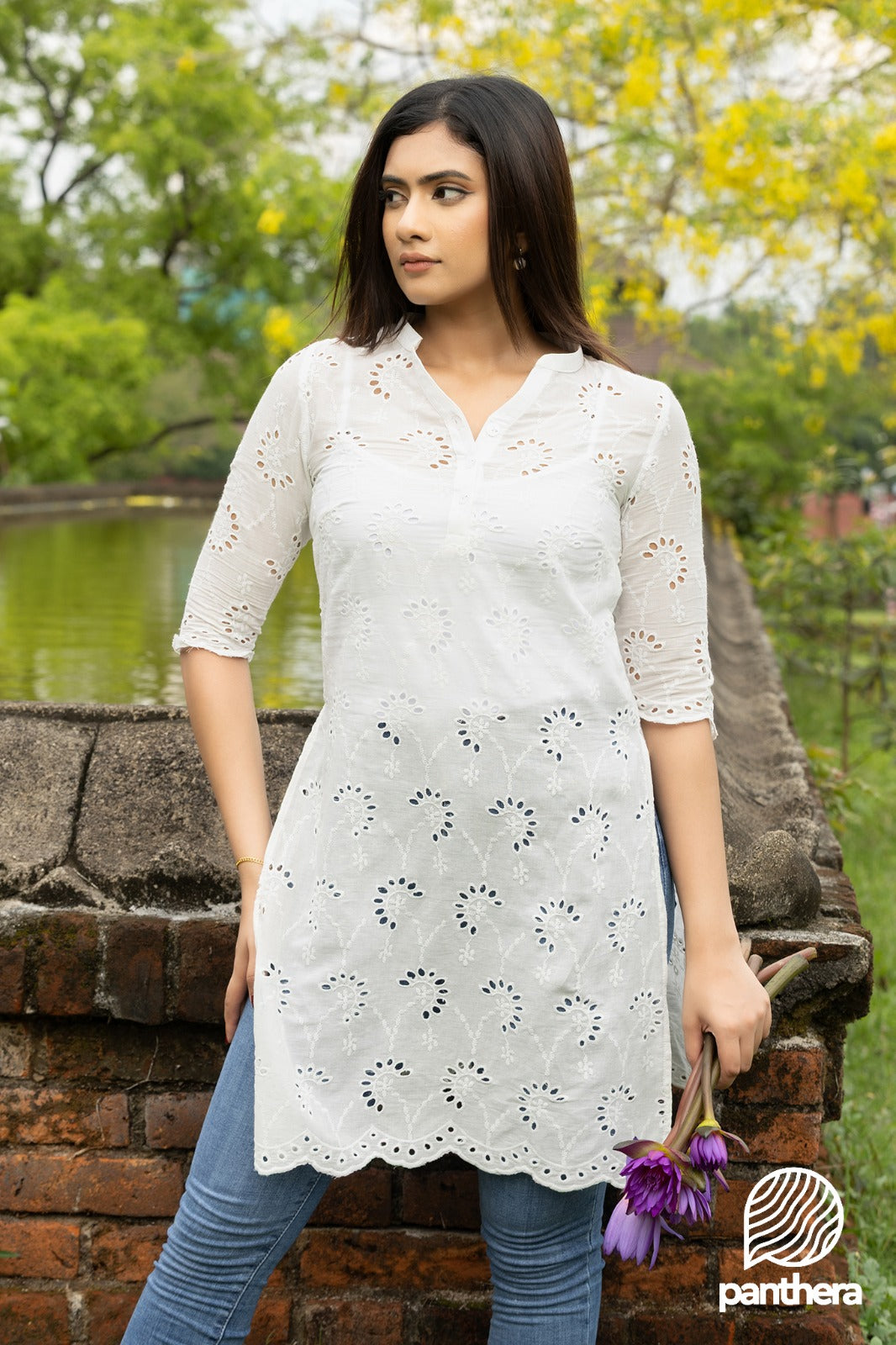 Cutloan Kurtha Top