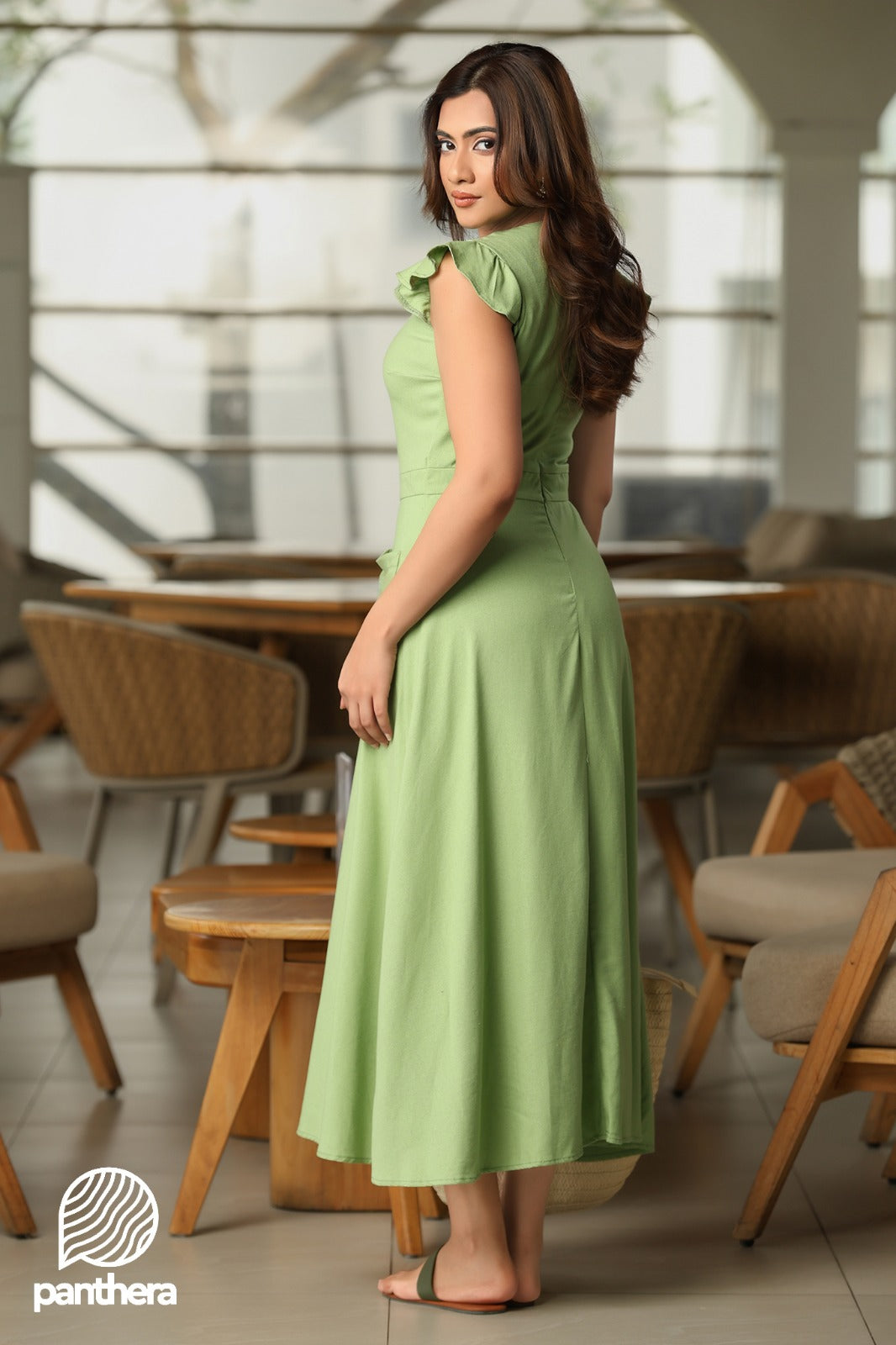 Emb Detail Maxi Dress