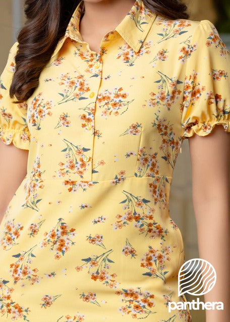 Puff Sleeve Floral WW Dress