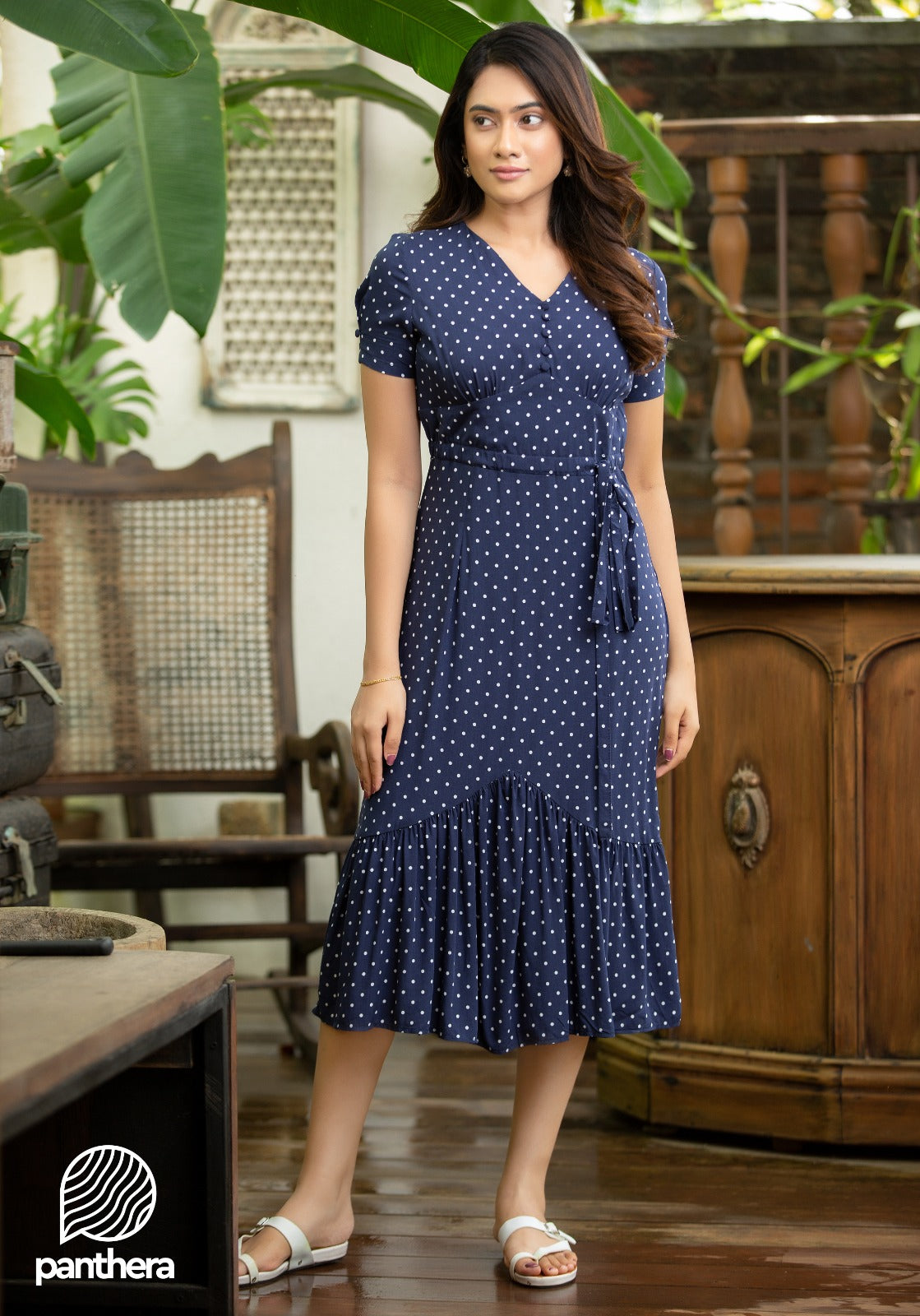 Dotted Casual Dress