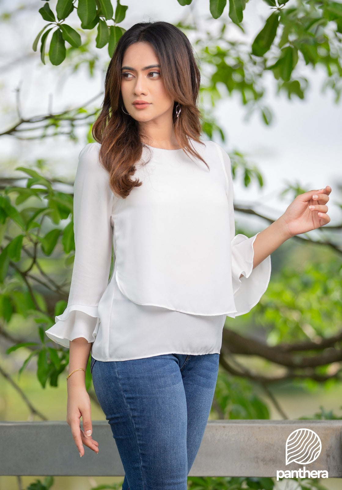 Frill Detail Casual Top