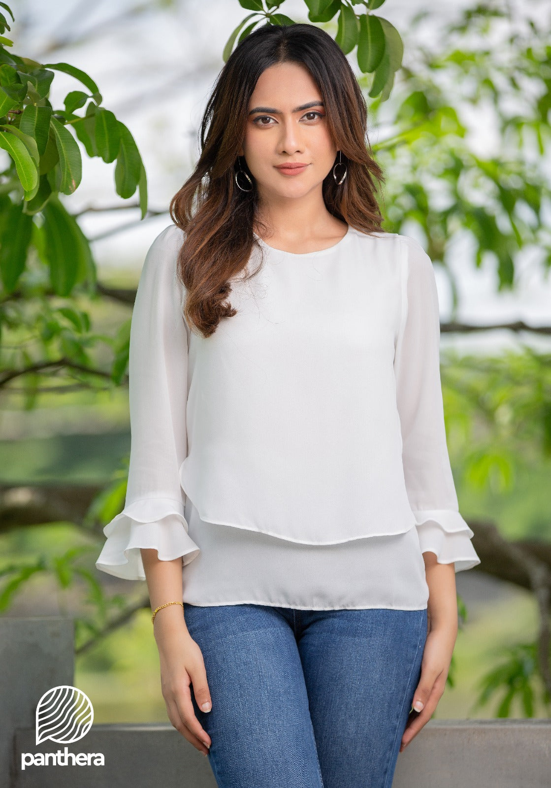 Frill Detail Casual Top
