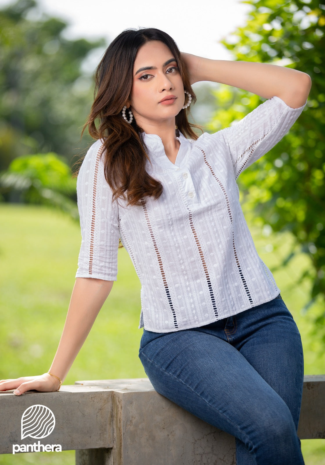 Cutloan Short Kurtha Top