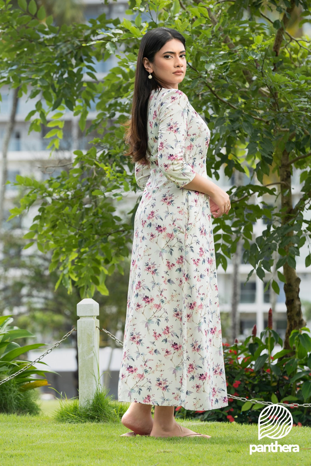 Floral Printed Casual Maxi