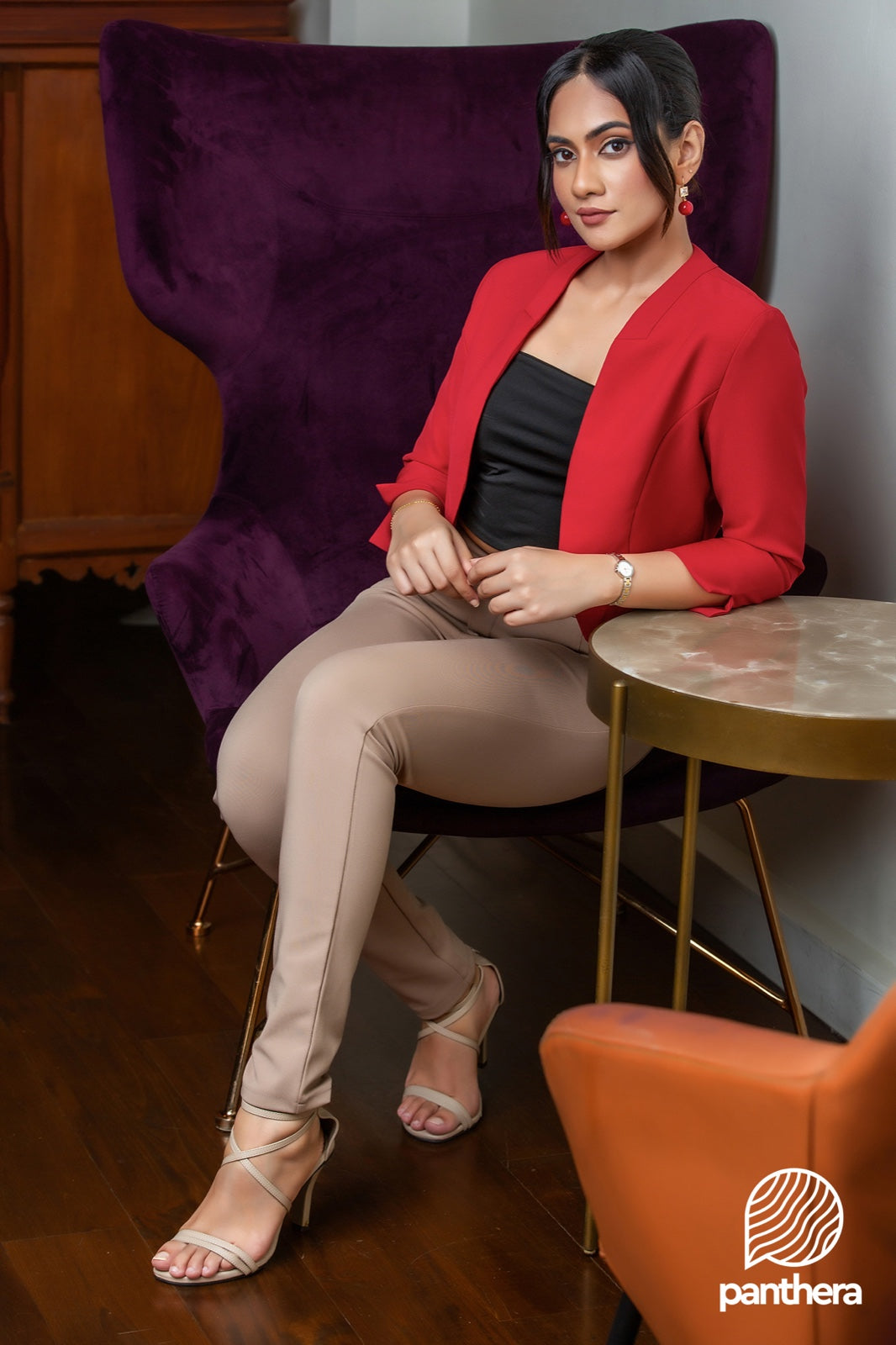 Scarlet CurveCut Blazer