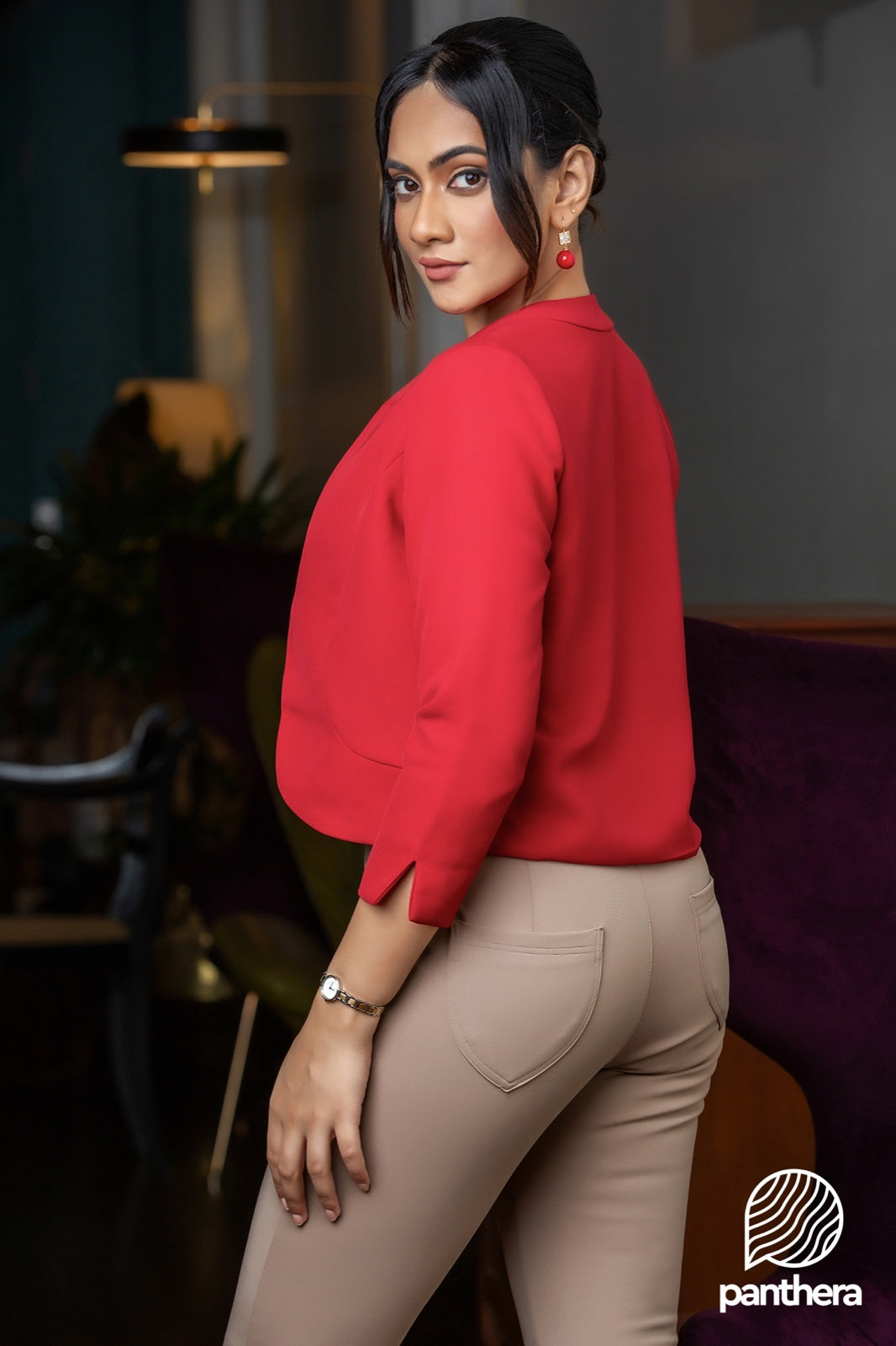 Scarlet CurveCut Blazer