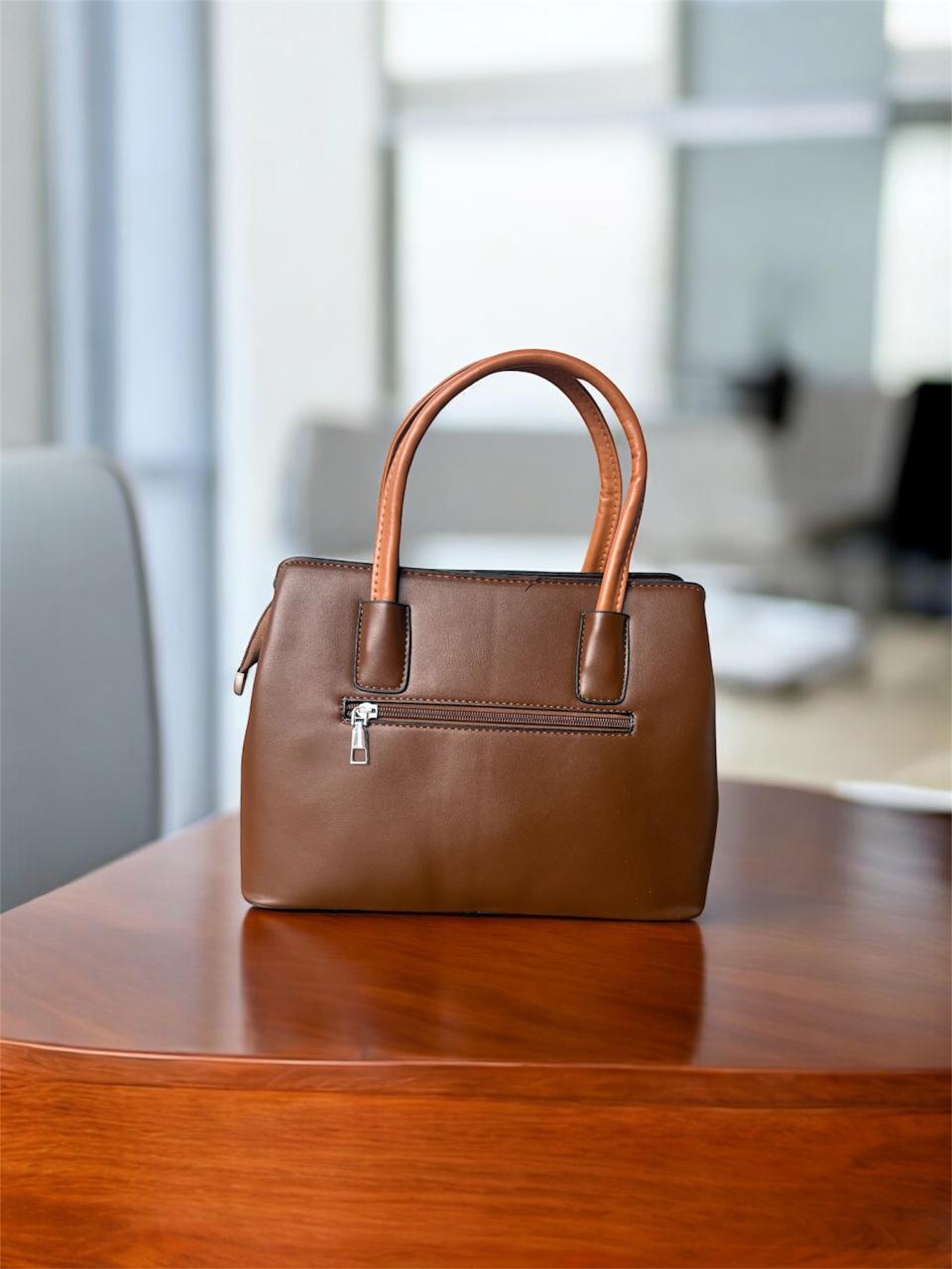 Textured Classic Handbag