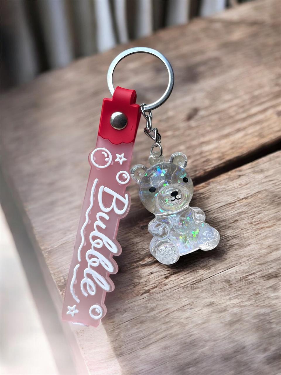 Resin Bear Keychain