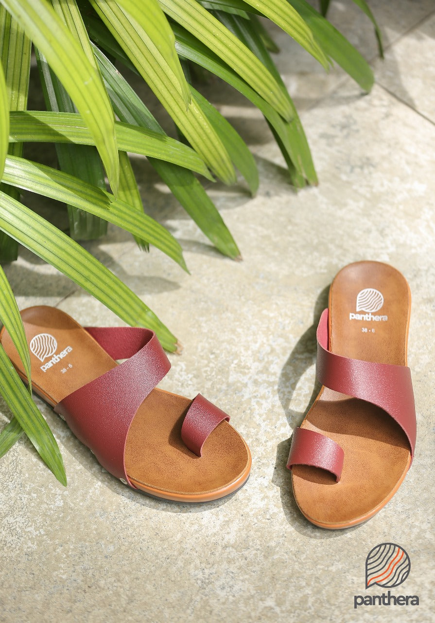 Meroon Toe Ring Sandal