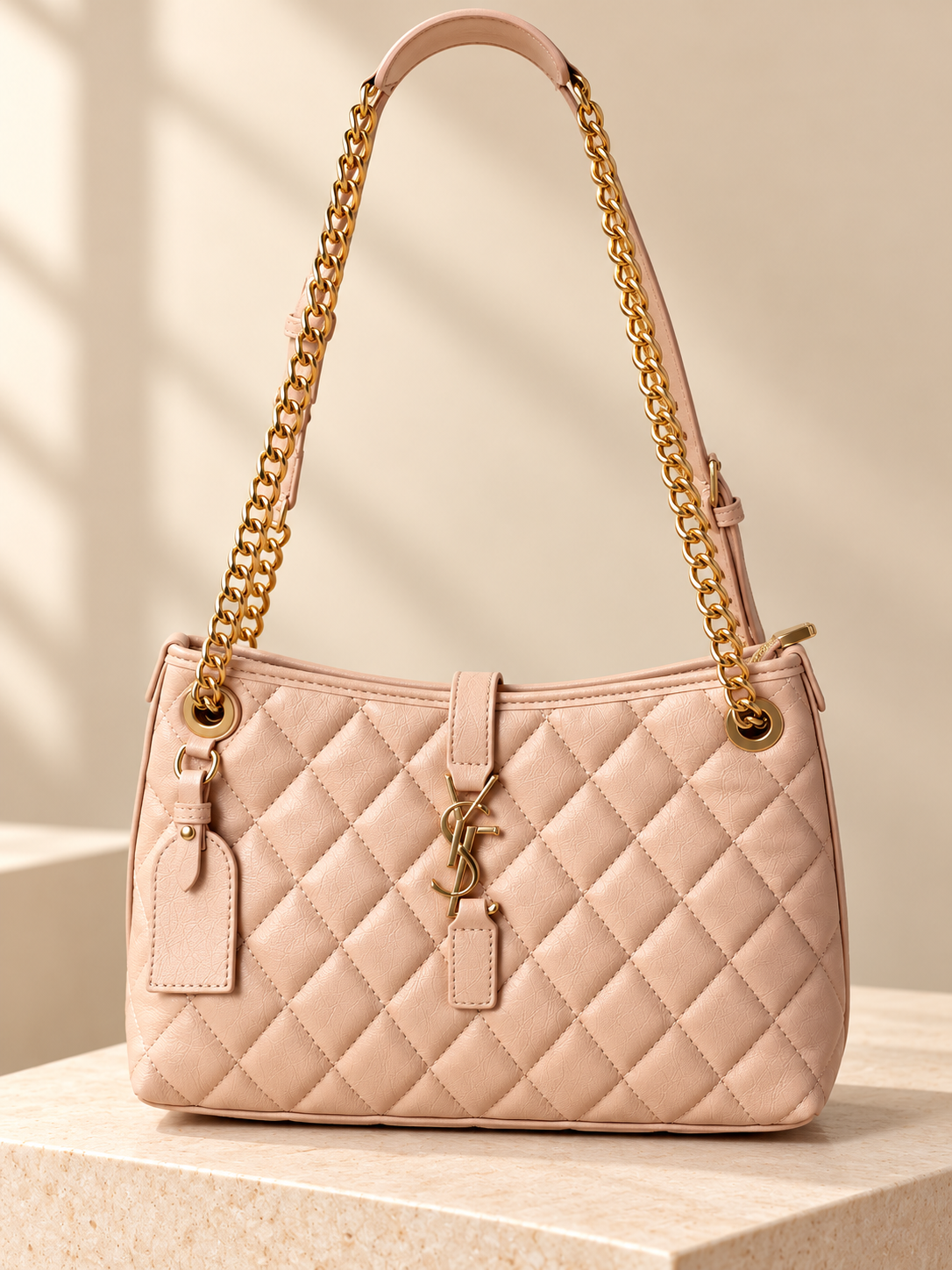 Elegant Quilted Chain Shoulder Bag