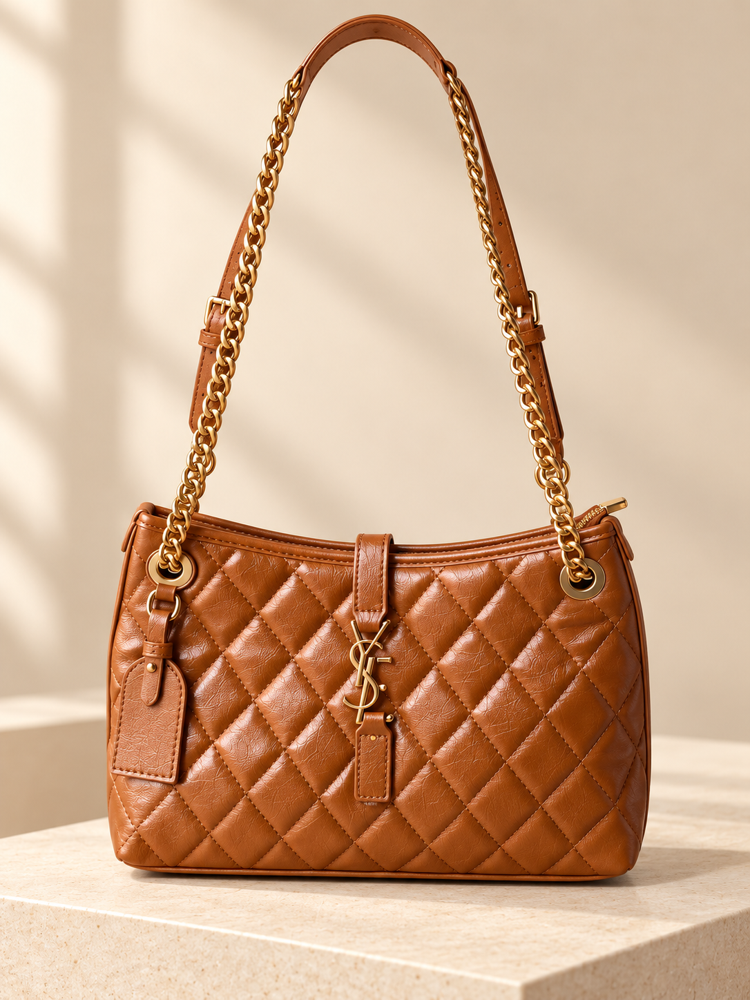 Elegant Quilted Chain Shoulder Bag