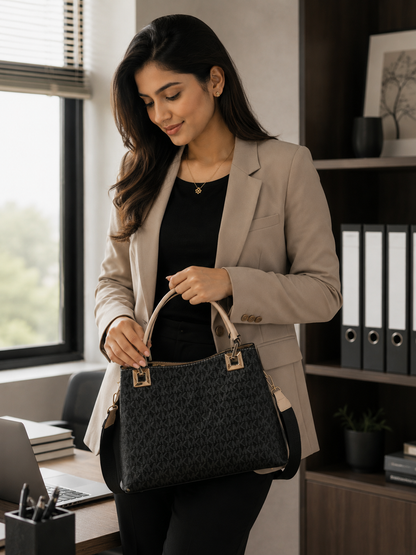 Classic Structured Office Handbag