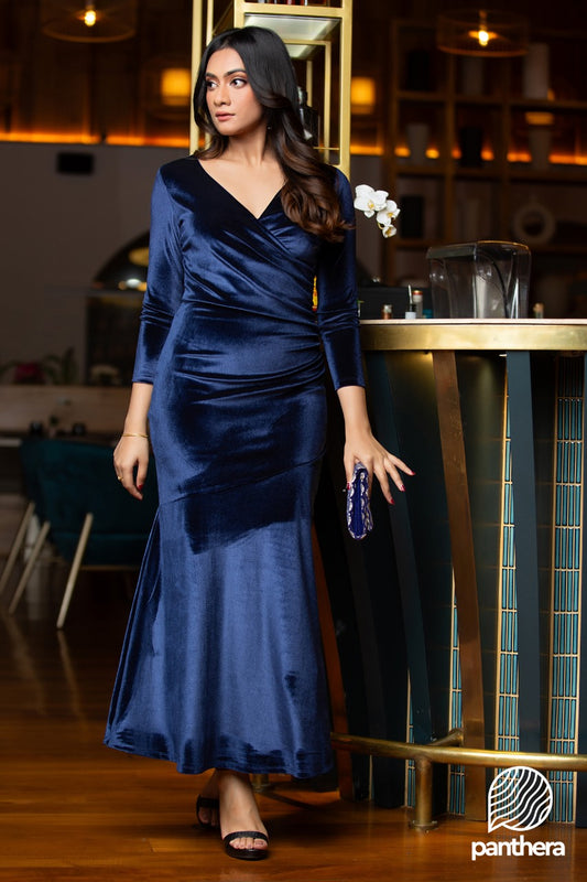 Velvet Long Sleeve Dress