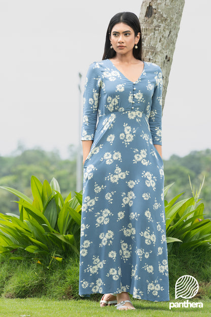 Floral Printed Casual Dress