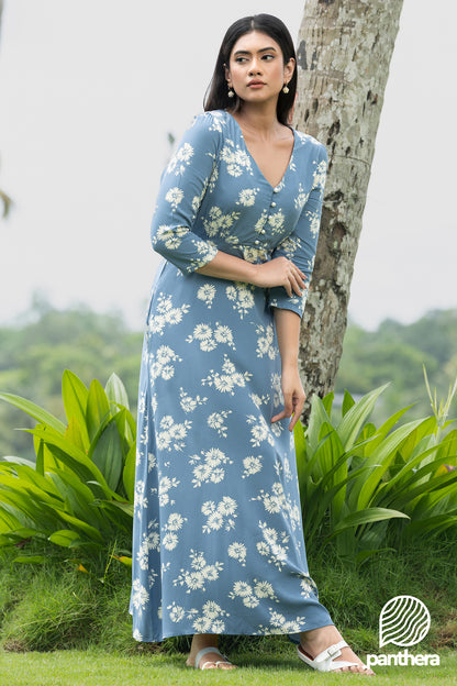 Floral Printed Casual Dress