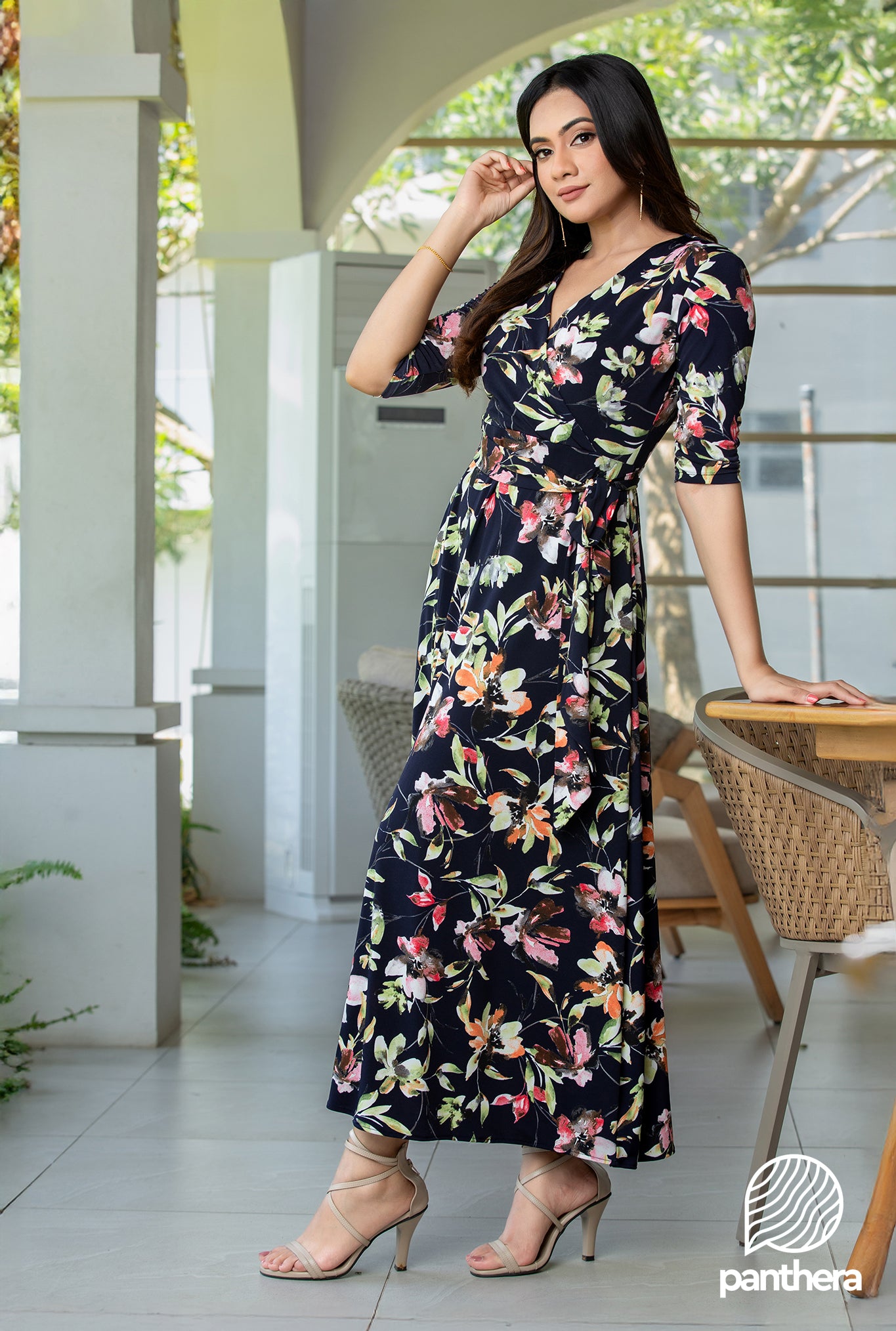 Flared Maxi Dress