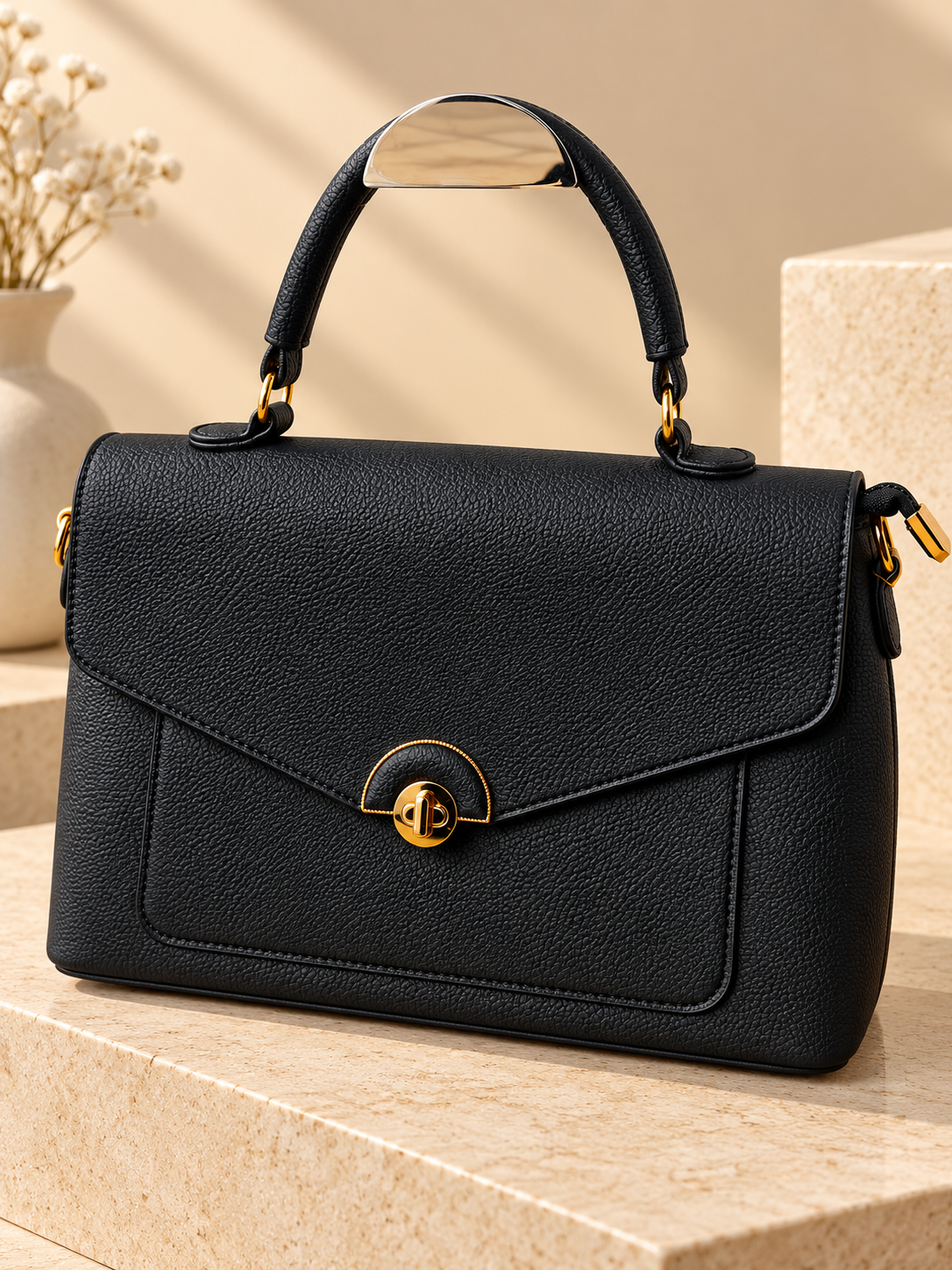Classic Flap Satchel Bag