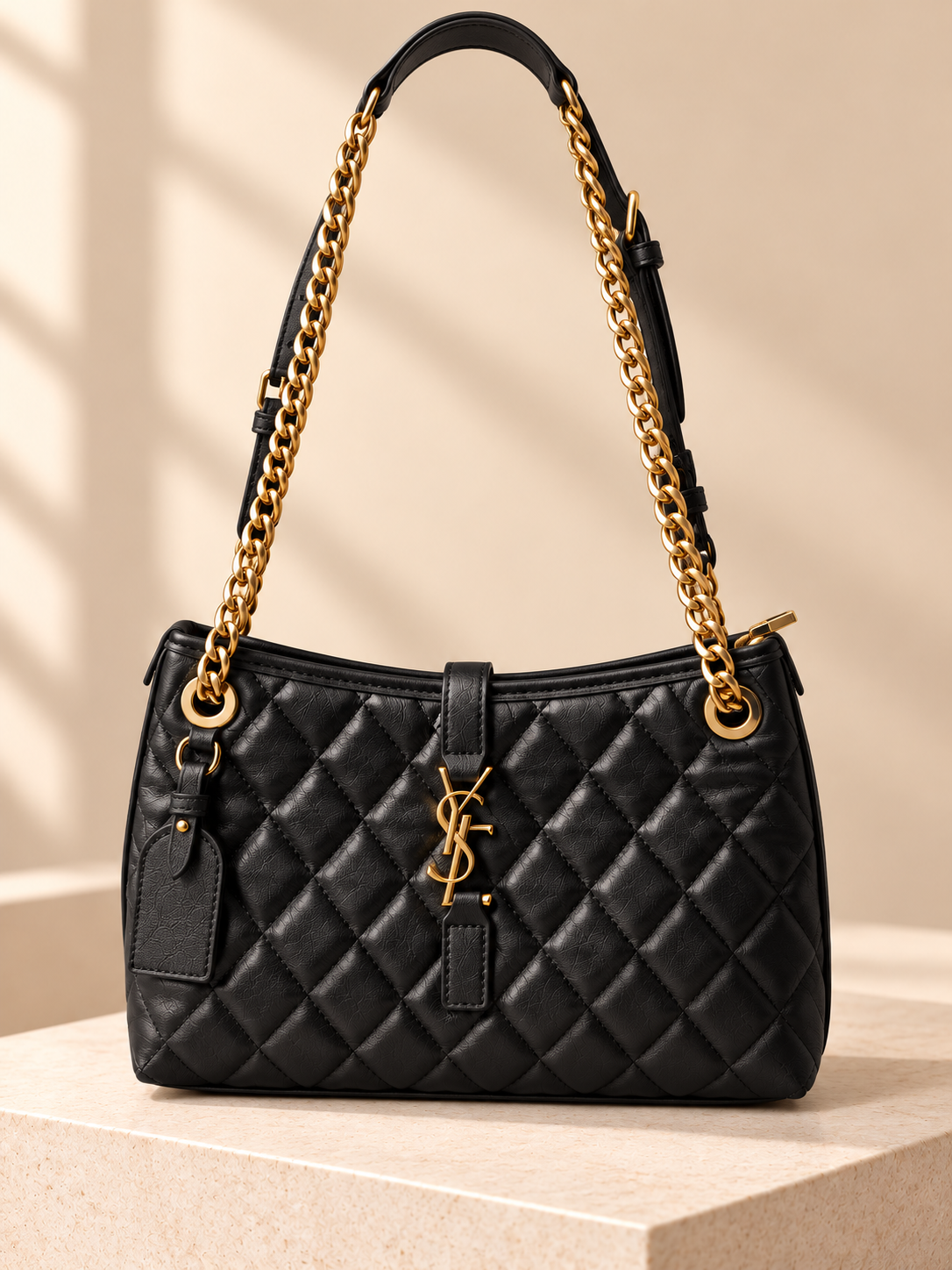 Elegant Quilted Chain Shoulder Bag