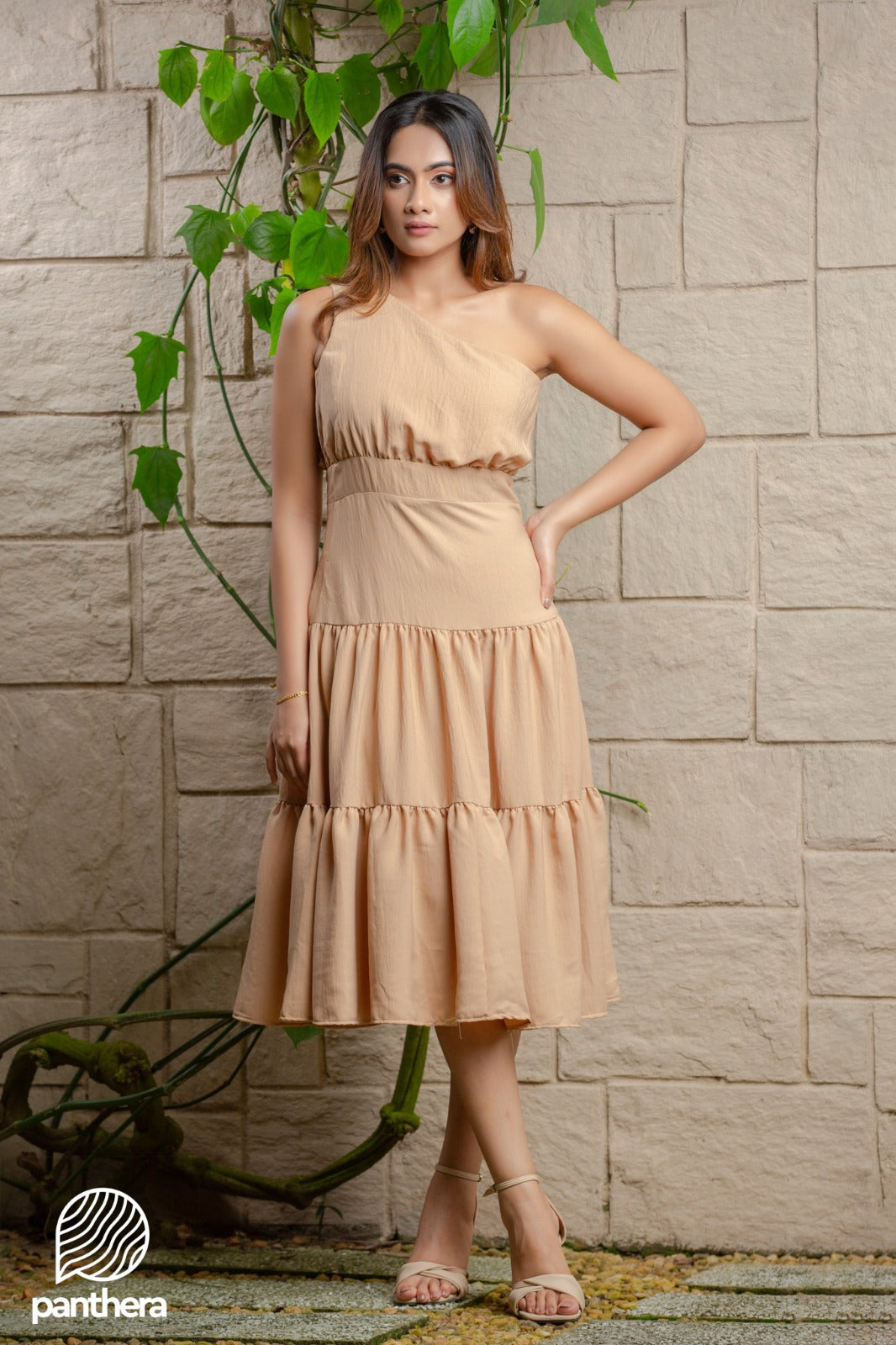 One Shoulder Casual Dress