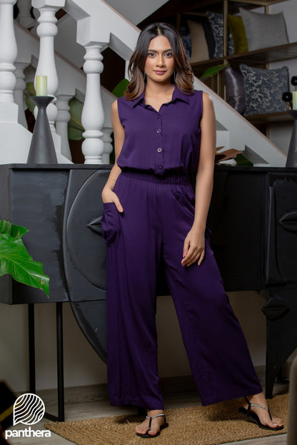 Pocket Detail Jump Suit