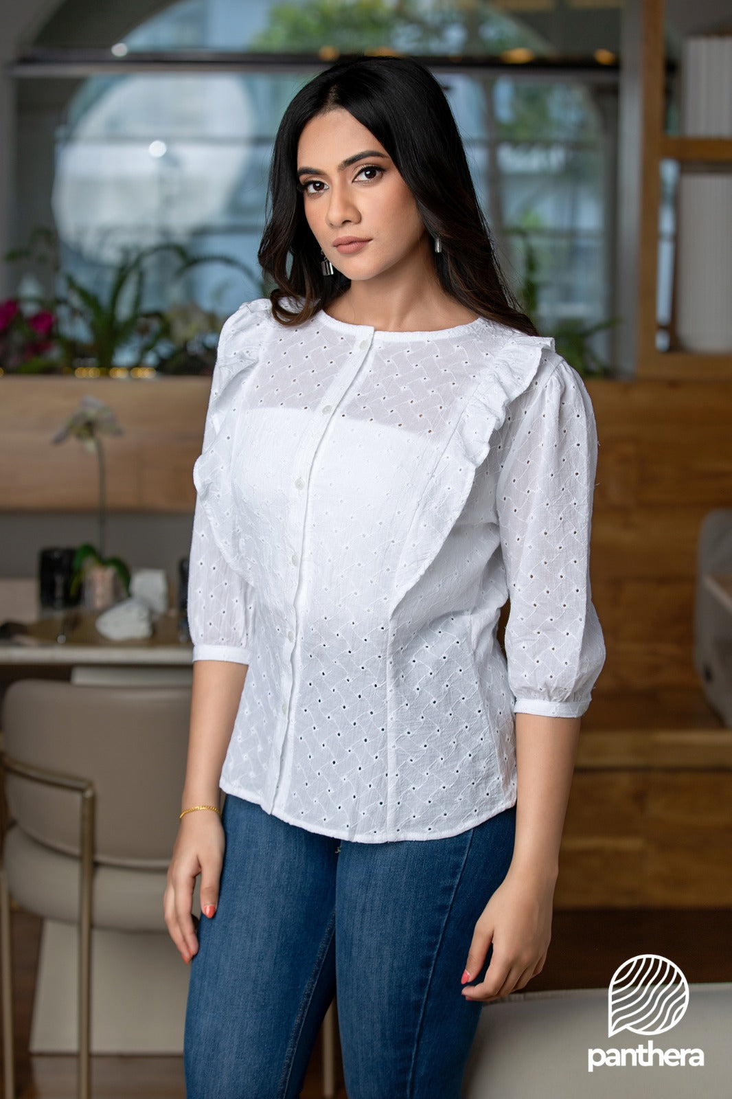 Frill Detail Cutloan Top