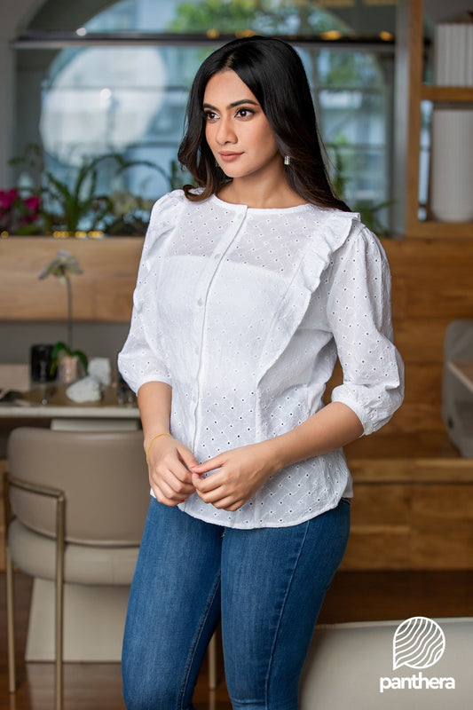 Frill Detail Cutloan Top