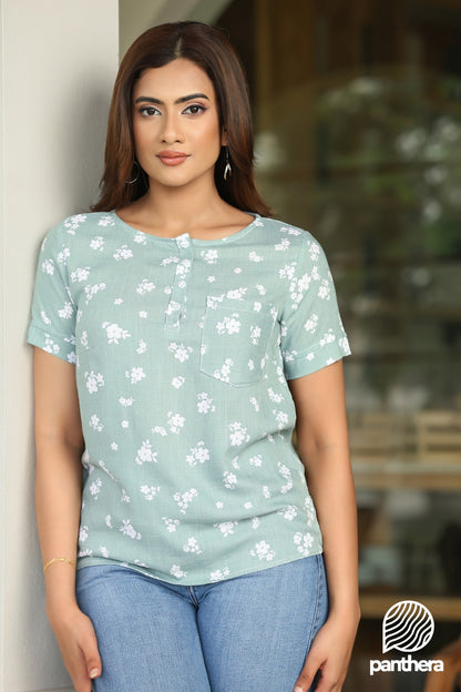 Friday Look Floral Top