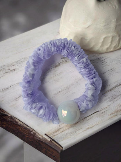 Pastel Pearl Mini Scrunchie