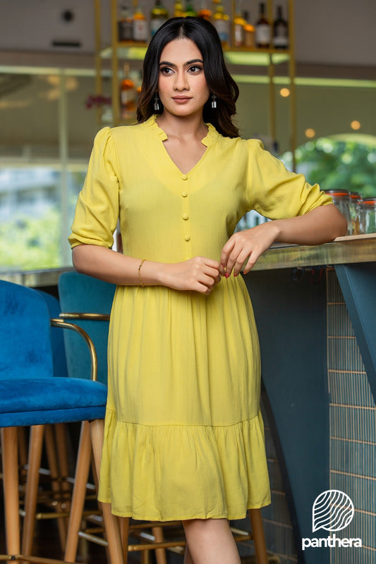 Frill Detail Casual Dress