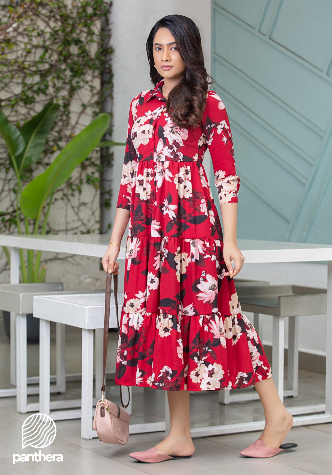 Casual Floral Printed Dress