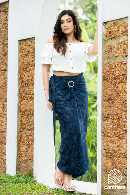 Floral Printed Lungi (Included Buckle)