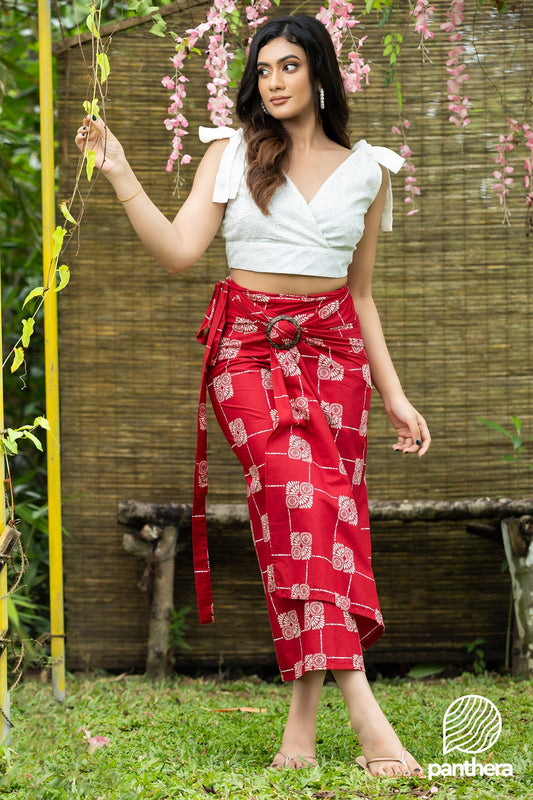 Abstract Printed Lungi (Included Buckle)