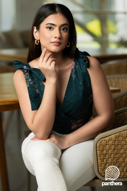 Shoulder Knot Casual Top