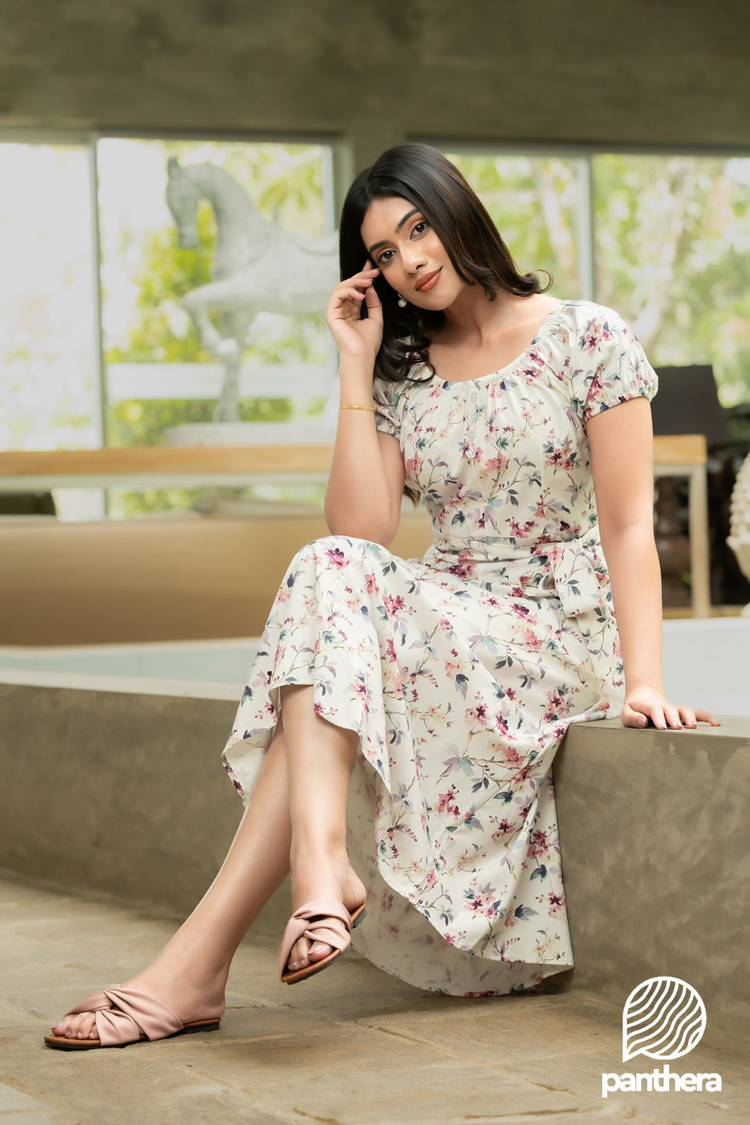 Floral Printed Casual Dress