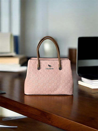 Textured Classic Handbag