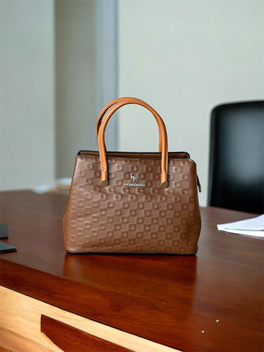 Textured Classic Handbag