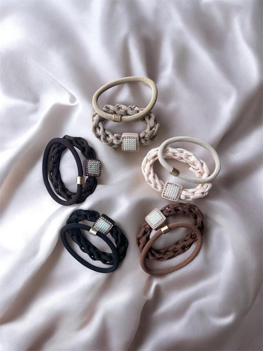 Pearl Embedded High Elasticity Hair Band