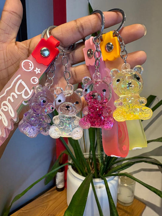 Resin Bear Keychain