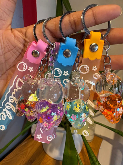 Resin Bear Keychain